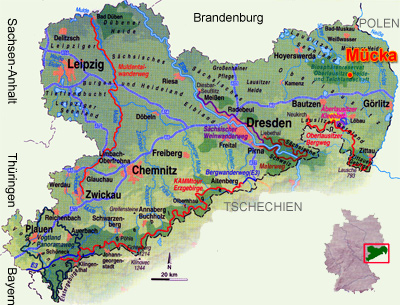 Bundesland Sachsen